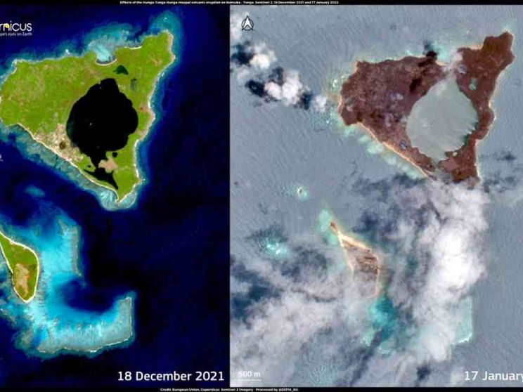 Distruzione e vittime alle isole Tonga, cenere dovunque. Difficili gli aiuti