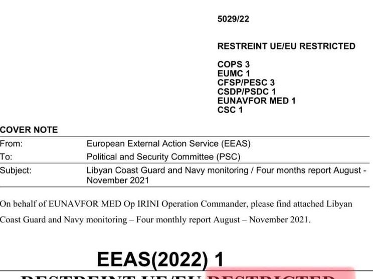 Report "riservato" dei militari conferma: Ue conosce gli abusi in Libia