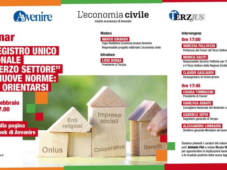 La spinta del "Runts" al Terzo settore