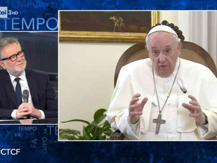 In tivù da Fazio: La guerra è contro la creazione. Preghiera è affidarsi a Dio