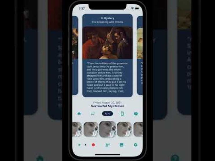 Il Rosario? Si può pregare anche con una App