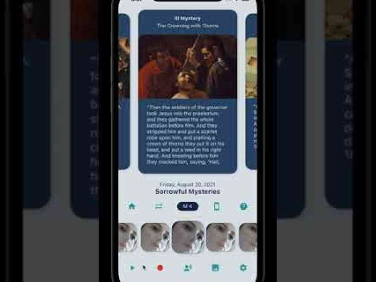 Il Rosario? Si può pregare anche con una App