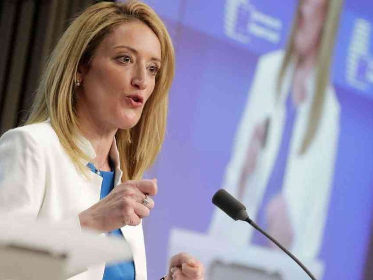 Metsola: «L'invasione costerà molto a Putin e rafforzerà il ruolo dell'Ue»