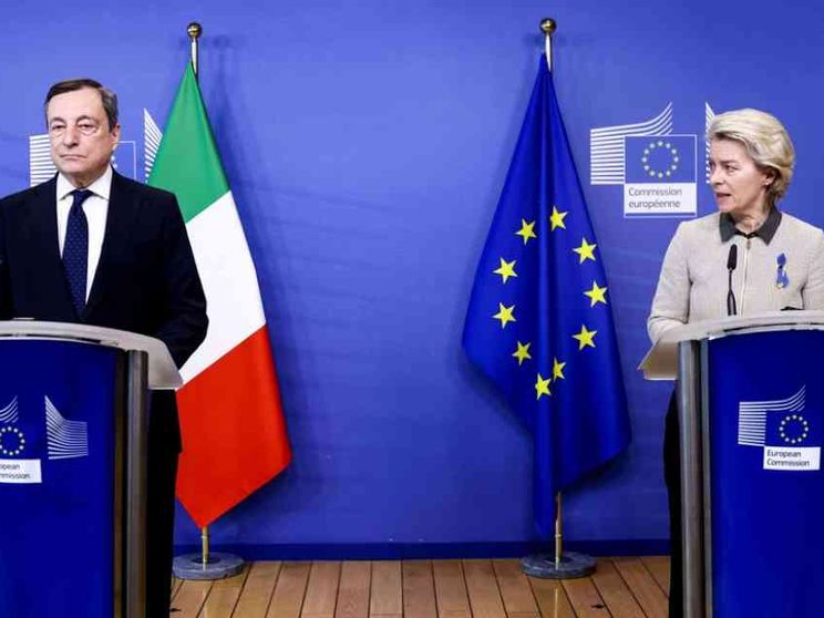 Draghi-Von der Leyen: uniti su sanzioni. Energia, proteggere cittadini