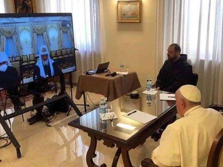 Colloquio online del Papa col patriarca Kirill: la guerra è sempre ingiusta