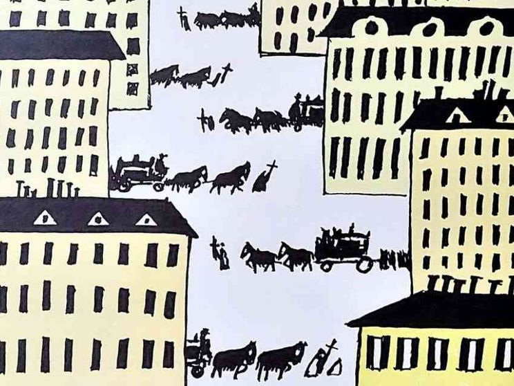 Così Dino Buzzati immaginò il mondo della pandemia