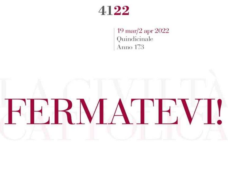 Il grido del Papa da amplificare: «No alla guerra, è una pazzia»