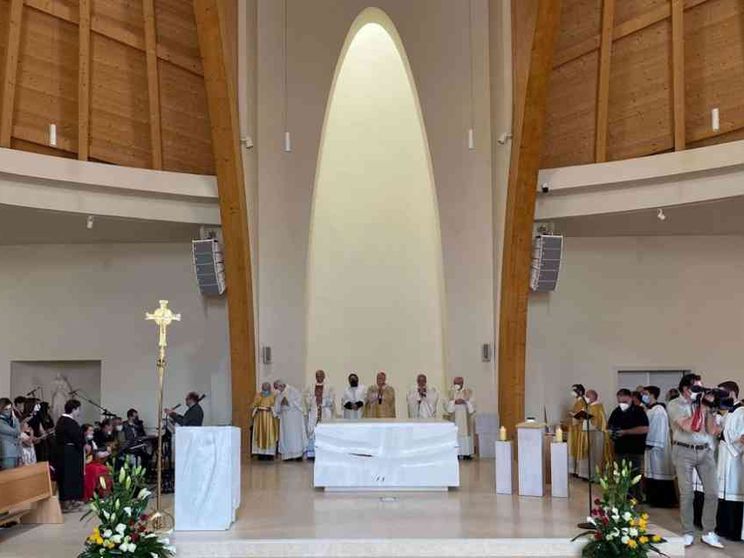 Una chiesa avveniristica nel nome di san Giovanni Paolo II