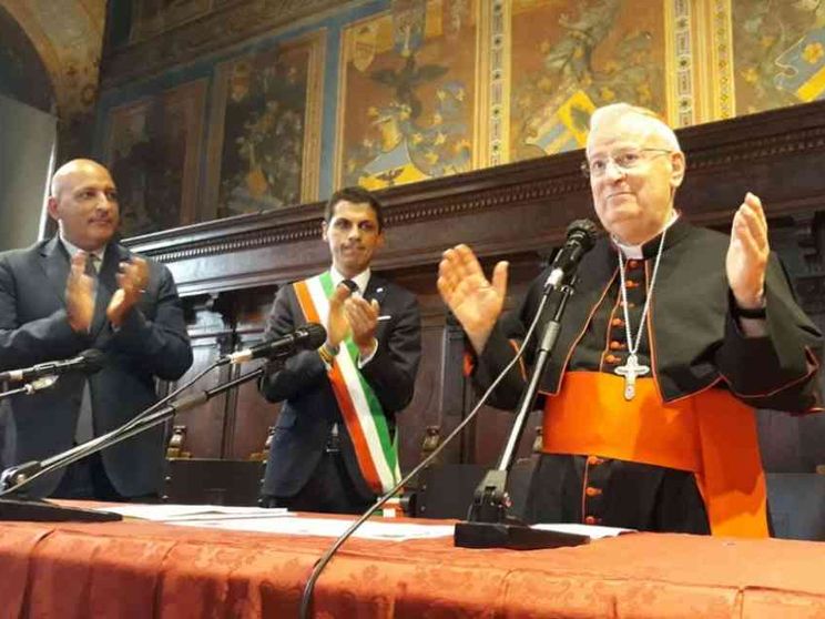 Il cardinale Bassetti cittadino onorario di Perugia: la mia preghiera per tutti
