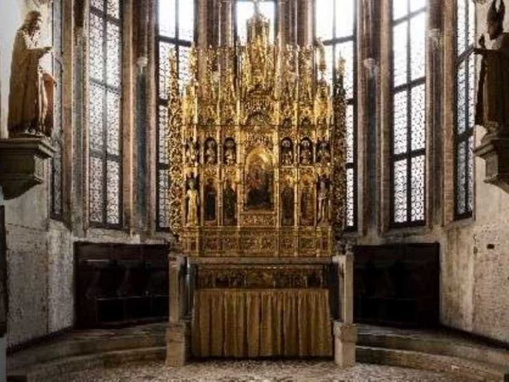 Tornano splendere i polittici di Antonio Vivarini in San Zaccaria