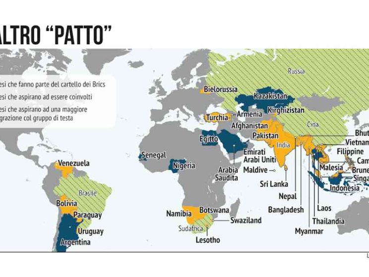 Dal movimento attorno ai Brics una mappa capovolta del potere