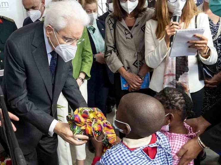 Mattarella al centro Dream, "simbolo dell'amicizia col Mozambico"