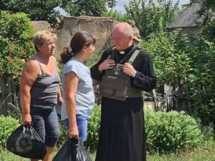 «Io, vescovo a Zaporizhzhia. La centrale nucleare? Un incubo con i russi»