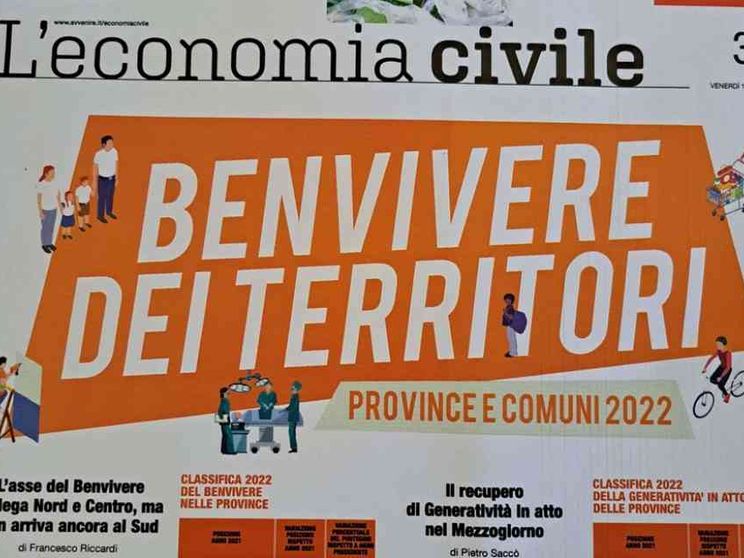 Rapporto sul BenVivere delle province e dei comuni italiani 2022