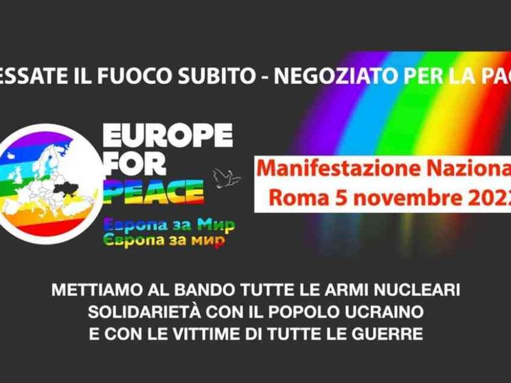 La piattaforma della manifestazione del 5 novembre: la guerra va fermata