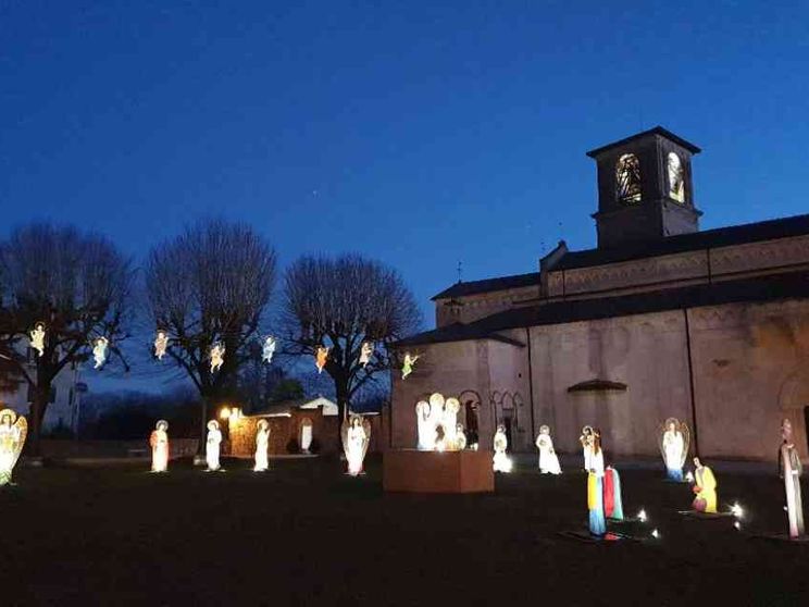 La città del mosaico diventa presepe con un'opera corale