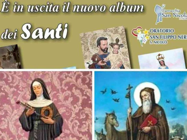 Da Agata a Nicola, le vite dei santi raccolte in un album. Di figurine
