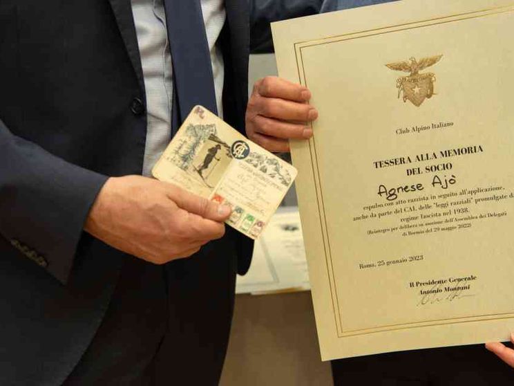 Il Cai riammette i soci ebrei espulsi con le leggi razziali