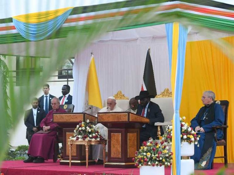 Papa Francesco in Sud Sudan: «Vengo come pellegrino di pace»