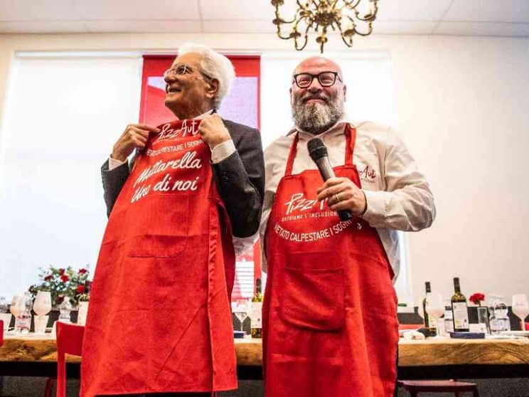 PizzAut raddoppia e inaugura il ristorante a Monza con Mattarella