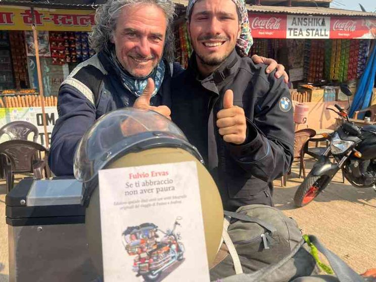 Franco e Andrea, avventura in moto contro l'autismo