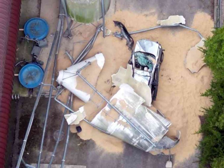 Tragedia a Forlì, tre fratellini morti sotto un silos urtato dall'auto