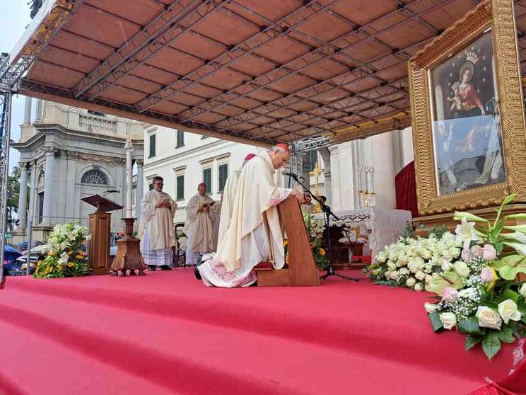 La supplica alla Madonna di Pompei, Zuppi: senza pace non c'è vita