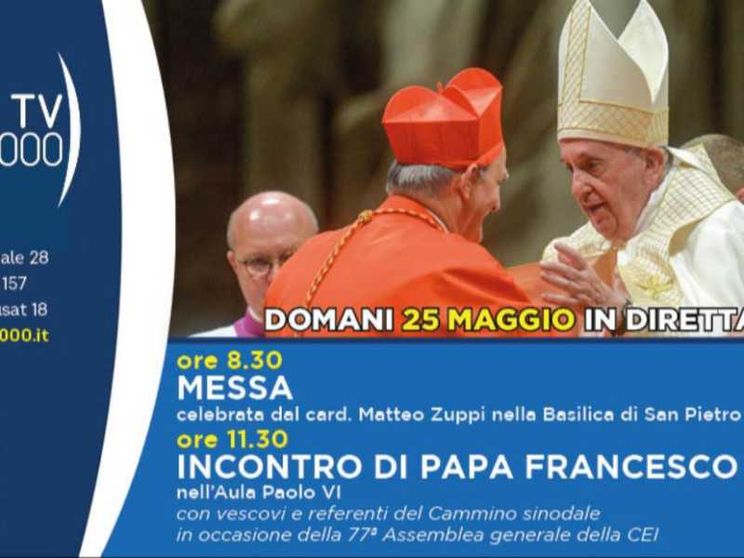 Cei, come seguire la Messa celebrata da Zuppi e l’incontro con papa Francesco