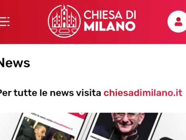 Milano, la vita della diocesi a portata di app