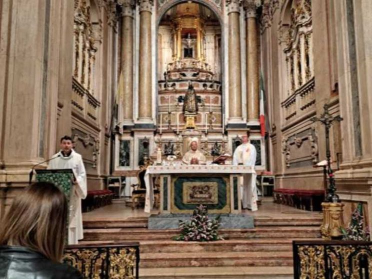 La chiesa degli italiani nel centro di Lisbona