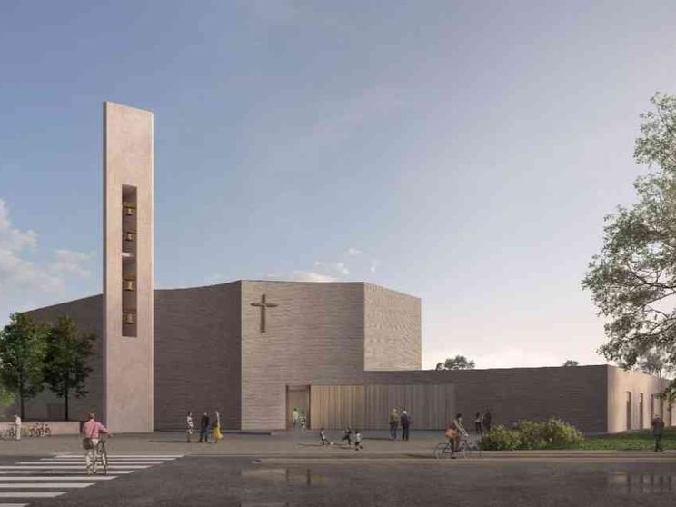 Nella città alluvionata, una nuova chiesa dedicata a Paolo VI