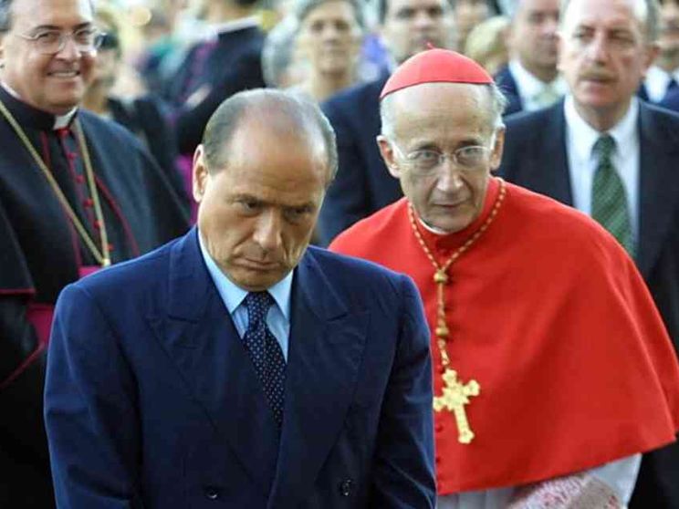 Ruini: «Intelligente e generoso, ha meriti storici per l'Italia»