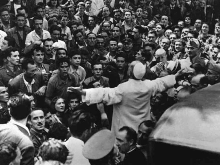 Pio XII 80 anni fa a San Lorenzo sotto le bombe