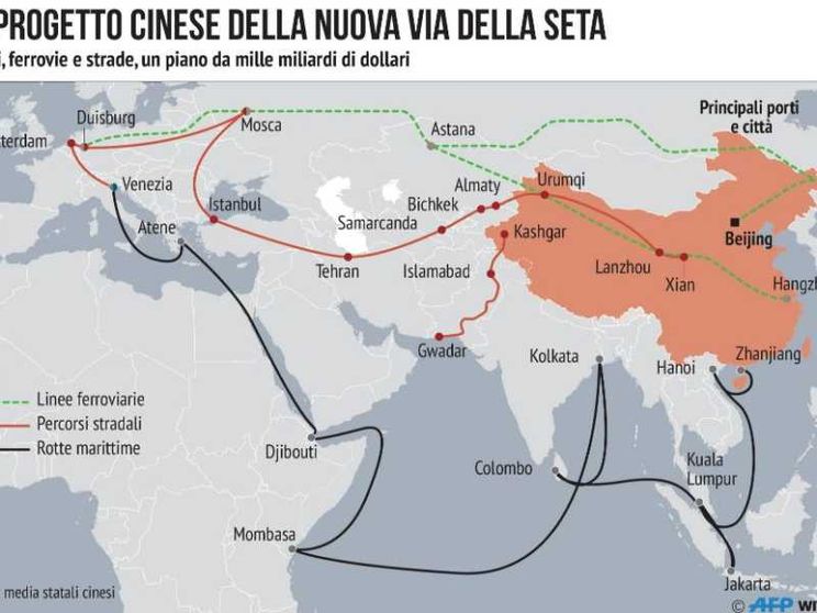 La nuova Via della seta compie 10 anni, ma diventa più piccola