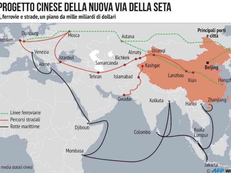 La nuova Via della seta compie 10 anni, ma diventa più piccola
