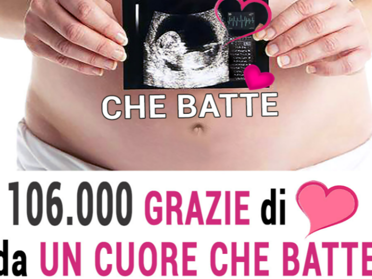 «Un cuore che batte», 106mila firme per cambiare la 194