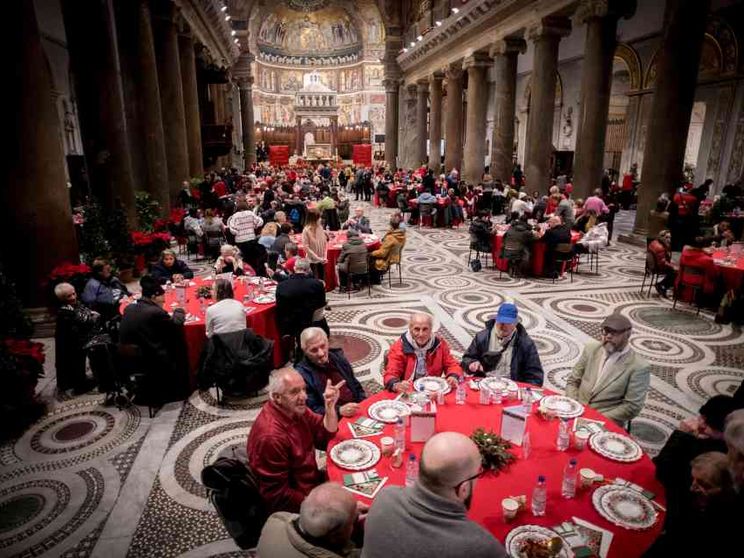 Sant'Egidio, pranzo per 80mila in Italia e 250mila nel mondo