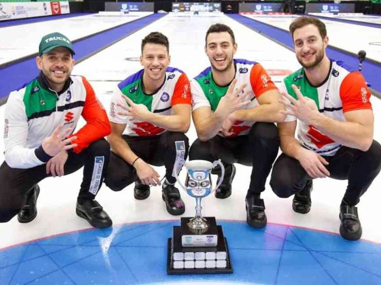 Curling: la Nazionale italiana è in cima al ranking mondiale