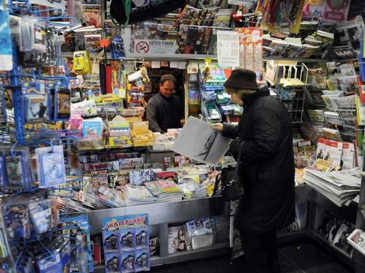 Chiuse in quattro anni 2.700 edicole: una perdita secca superiore al 16%