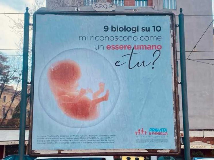 «Diritti al concepito»: un embrione nella campagna di Pro Vita & Famiglia
