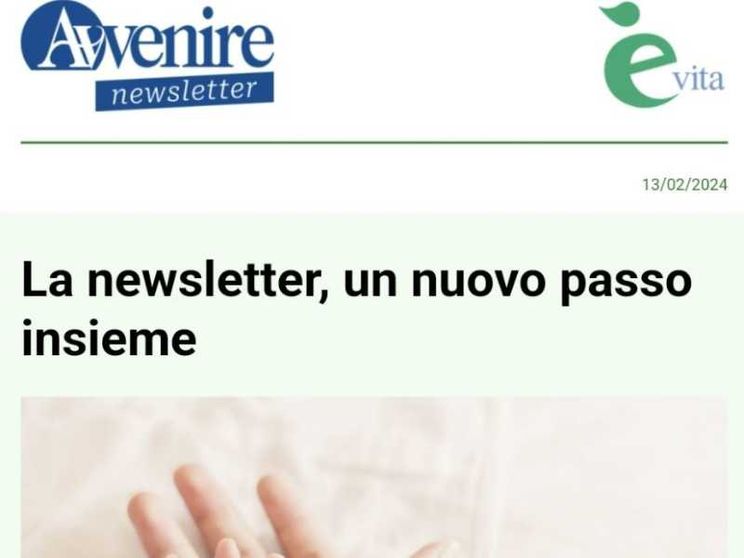Iscriviti adesso alla nuova newsletter di “è vita”!