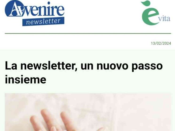 Iscriviti adesso alla nuova newsletter di “è vita”!