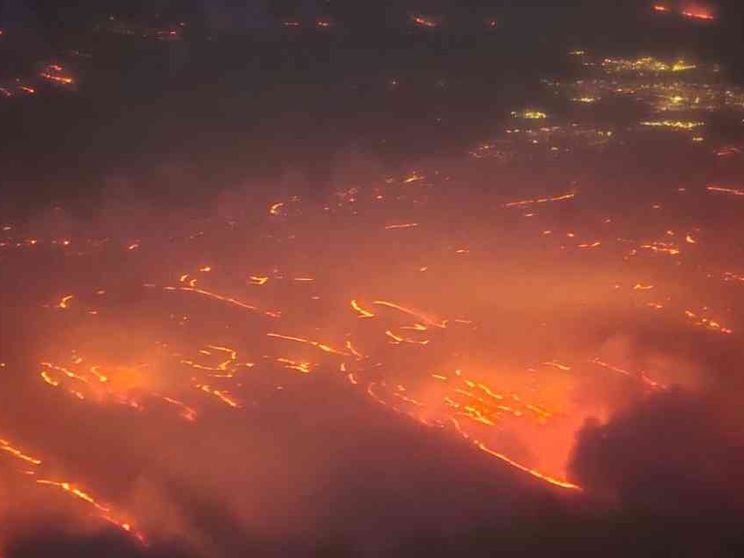Un incendio sta devastando il Texas