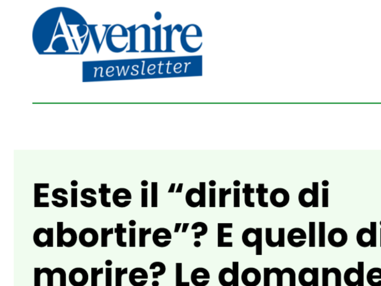 Con la newsletter settimanale di “è vita” il meglio dell’informazione bioetica