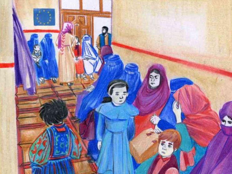 Curarsi in Afghanistan, il fumetto di Emergency