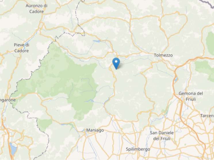 Scossa di terremoto di magnitudo 4.1