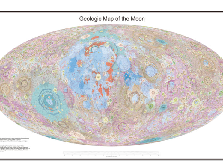 La più precisa mappa della Luna è stata fatta in Cina