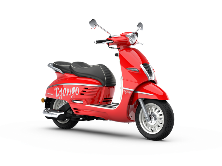 Django, lo scooter neo-retrò ora viaggia nel multiverso