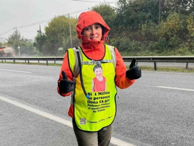 I 1.200 chilometri a piedi di Camila per salvare suo figlio