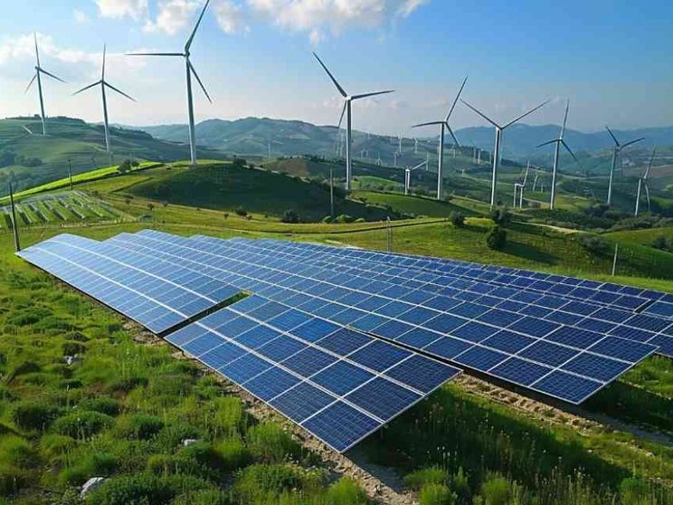 Crescita record dell'energia pulita: copre la metà della domanda totale